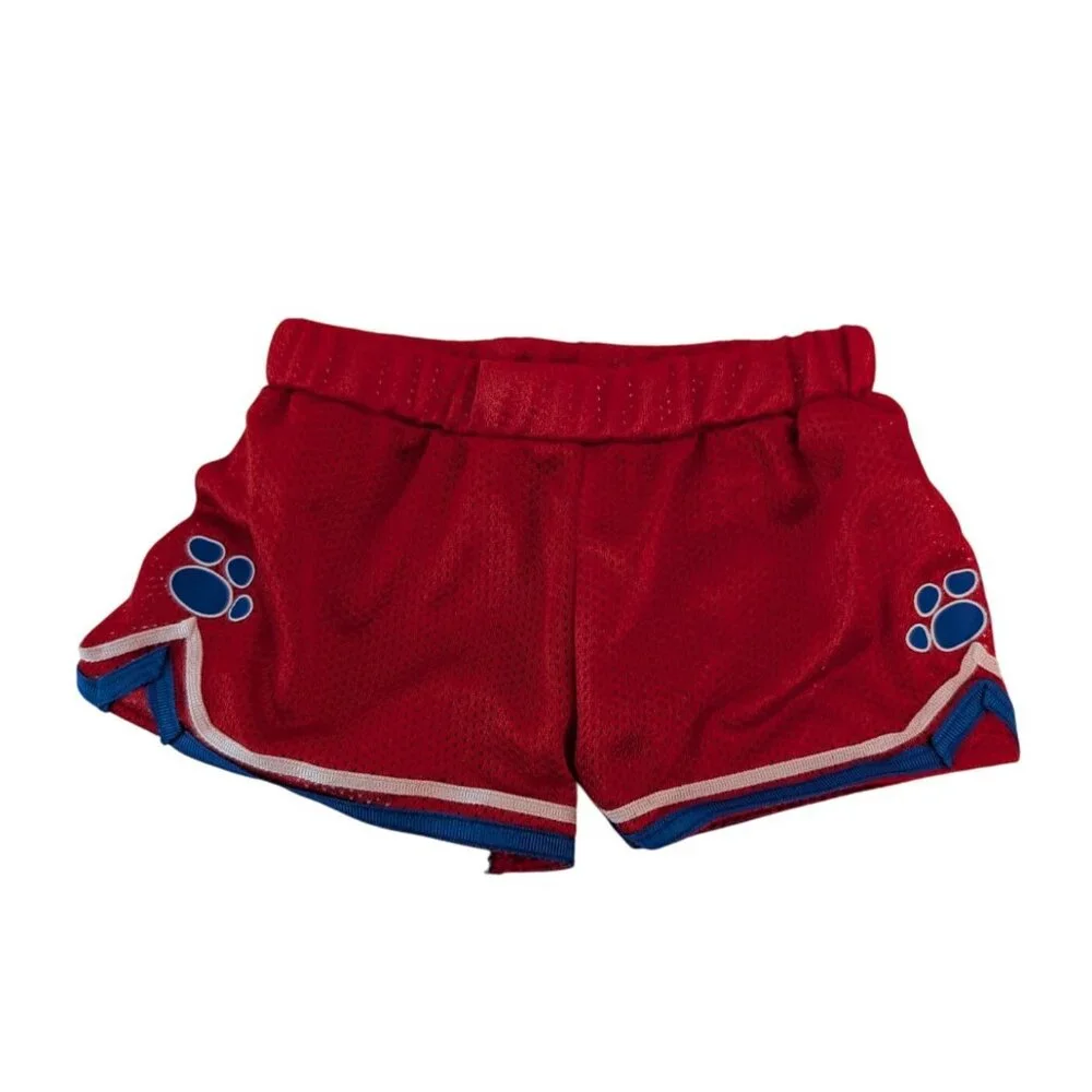Build A Bear Clothes NBA Basketball Jersey & Shorts w/Sneaker Shoes Red Blue NWT
